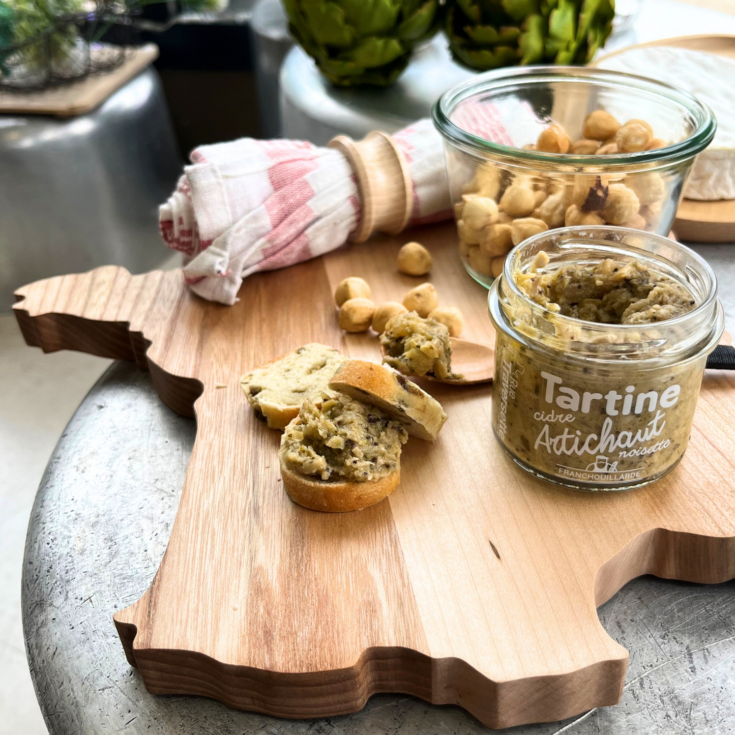 Artichaut, cidre, noisette