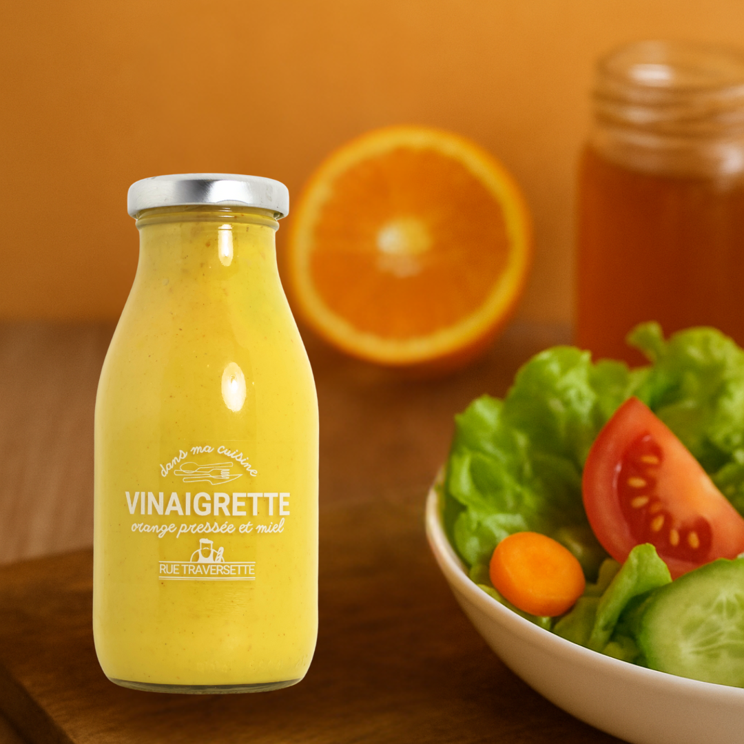 Vinaigrette - Squeezed orange and honey