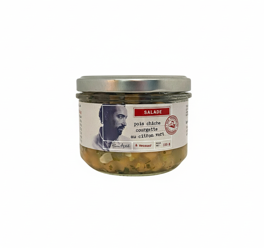 Salade pois chiche courgette