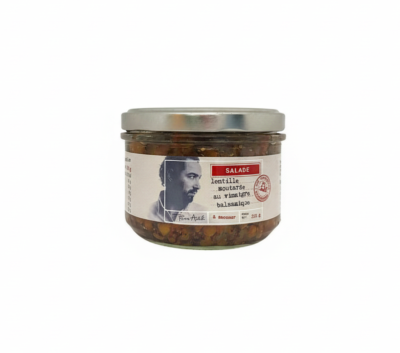 Vegetarian lentil spread Pierre Augé x Rue Traversette ▸ Lentil, mustard, balsamic vinegar