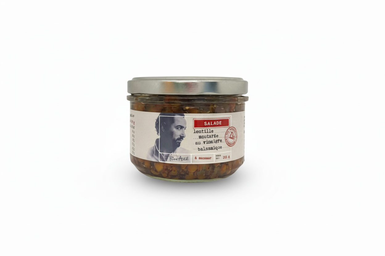 Salade lentille, moutarde