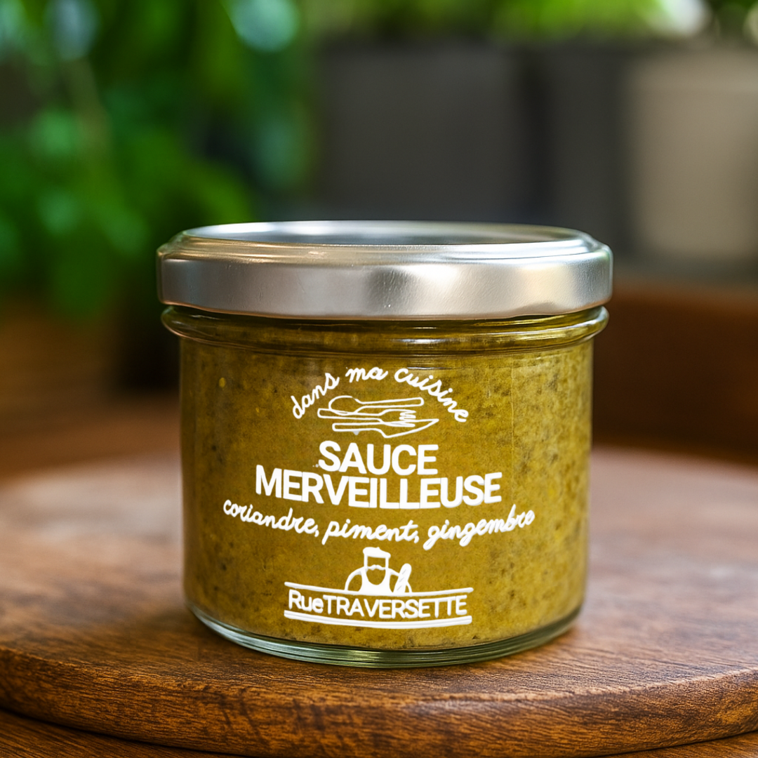 Sauce Merveilleuse Coriandre, Piment et Gingembre