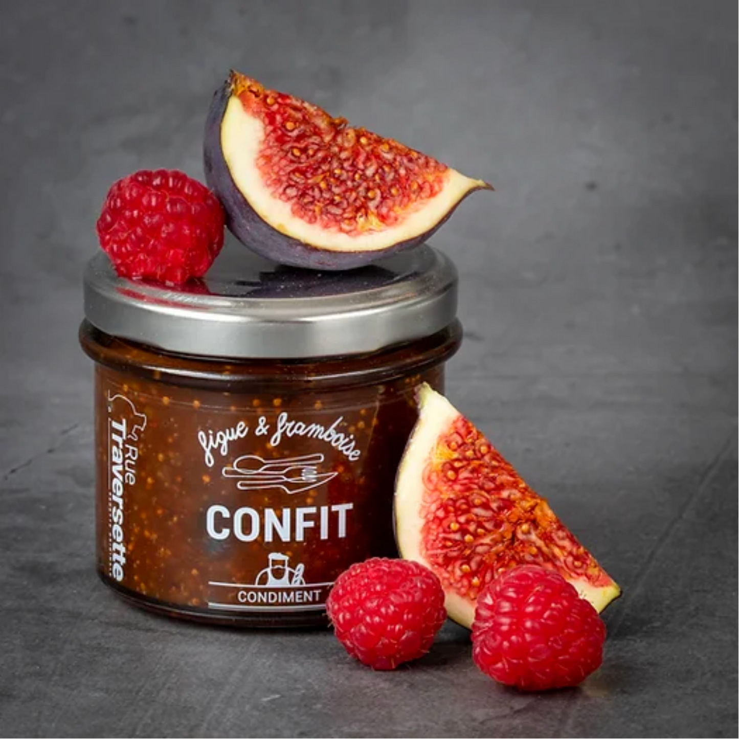 Confit figue & framboise