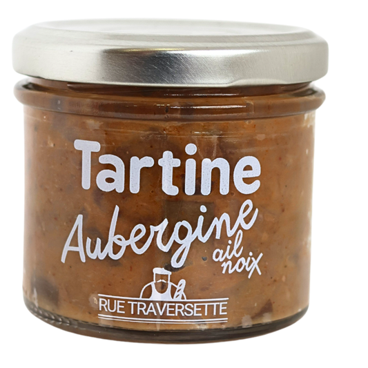 Aubergine ail et noix