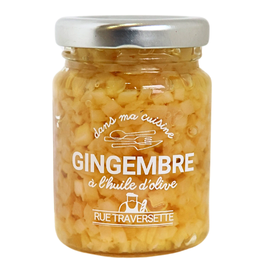 Gingembre confit à l'huile d'olive