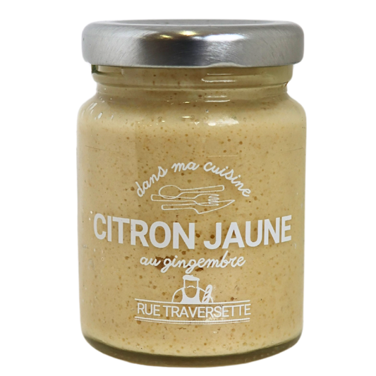 Crème de citron jaune au gingembre