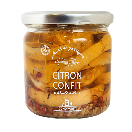 Citron confit aux fleurs de Garrigue