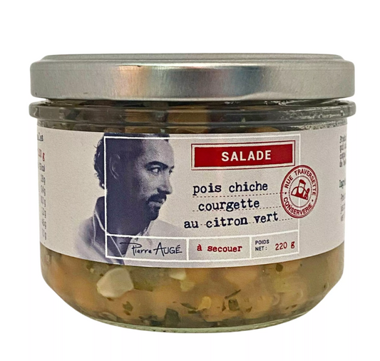 Tartinable végétarien pois chiche courgette│ Pierre Augé x Rue Traversette ▸ Pois chiche, courgette et citron vert