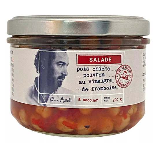 Tartinable végétarien pois chiche poivron│ Pierre Augé x Rue Traversette ▸ Pois chiche, poivron, vinaigre de framboise