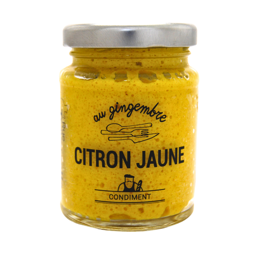 Crème de citron jaune au gingembre