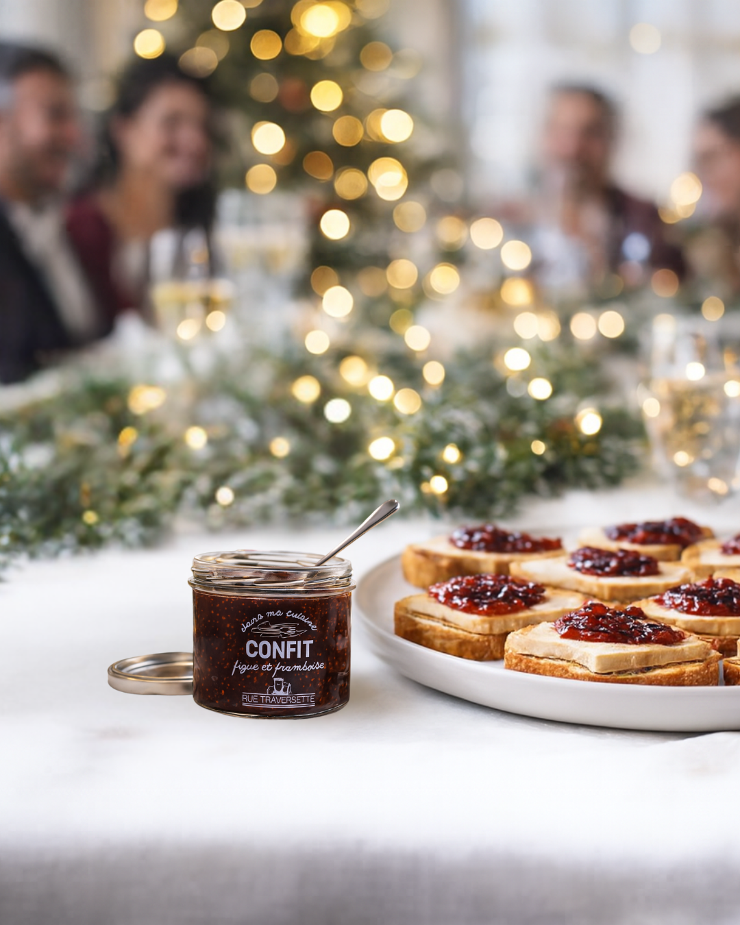 Fig &amp; raspberry confit