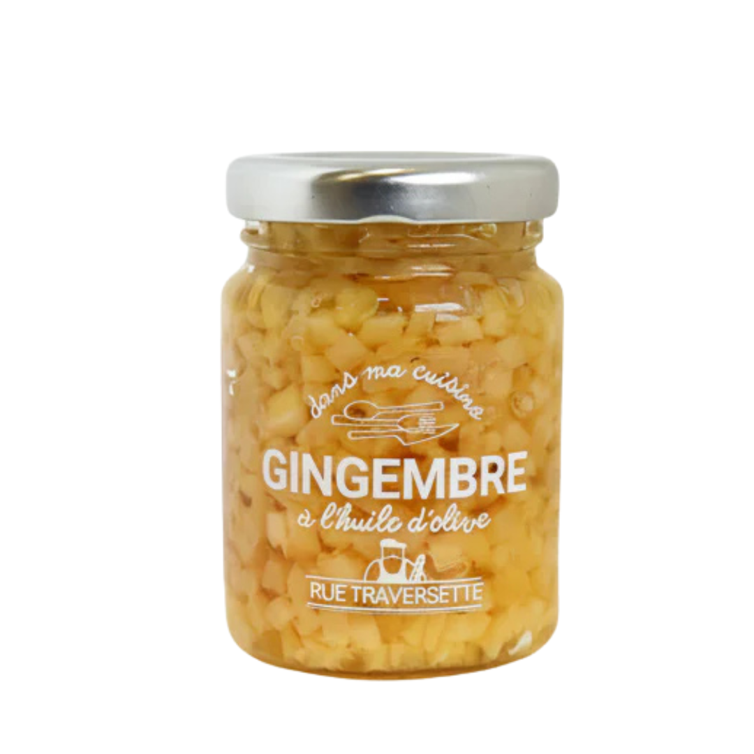 Gingembre confit à l'huile d'olive
