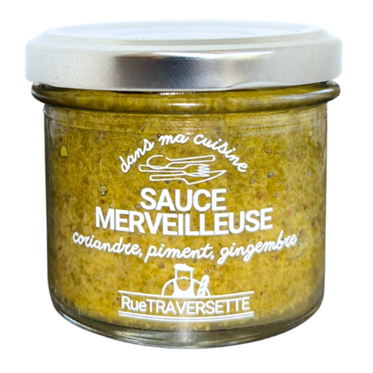 Sauce Merveilleuse Coriandre, Piment et Gingembre